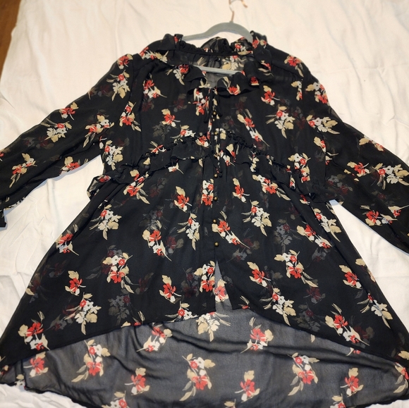 Mesh see-through layered tunic - Picture 2 of 4